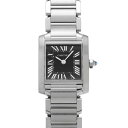 カルティエ CARTIER タンク フランセーズ SM W51026Q3 ブラック レディース 腕時計 カルティエ 時計 高級腕時計 ブランド 【ローン36回払い無金利】【中古】(2)