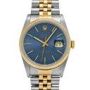 ロレックス ROLEX デイトジャスト 16233 E番(1990年頃製造) ブルー メンズ 腕時計 ロレックス 時計 高級腕時計 ブランド 【ローン36回払い無金利】【中古】(2)