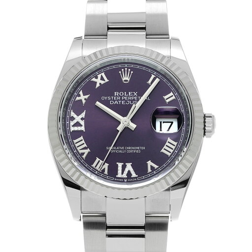 ロレックス ROLEX デイトジャスト 36 126234 ランダムシリアル オーベルジーヌ/ダイヤモンド メンズ 腕時計 ロレックス 時計 高級腕時計 ブランド 【ローン36回払い無金利】【中古】 ロレックス ROLEX デイトジャスト 36 126234 ランダムシリアル オーベルジーヌ/ダイヤモンド メンズ 腕時計 ロレックス 時計 高級腕時計 ブランド 【ローン36回払い無金利】【中古】