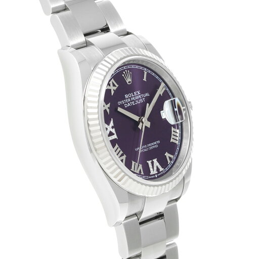 ロレックス ROLEX デイトジャスト 36 126234 ランダムシリアル オーベルジーヌ/ダイヤモンド メンズ 腕時計 ロレックス 時計 高級腕時計 ブランド 【ローン36回払い無金利】【中古】