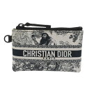 ディオール Dior マルチファンクションポーチ(コインケースのみ) ホワイト/ネイビー S5494SNTJ テクニカルファブリック レディース ショルダーバッグ ディオール ショルダーバッグ バック ブランド 【ローン36回払い無金利】【中古】