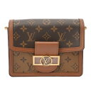 ルイ ヴィトン LOUIS VUITTON モノグラムリバース ドーフィーヌ MM 新型 ブラウン M45958 モノグラムキャンバス レディース ショルダーバッグ ヴィトンバッグ バック ブランド 【ローン36回払い無金利】【中古】
