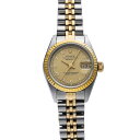ロレックス ROLEX デイトジャスト 69173 X番(1993年頃製造) シャンパン レディース 腕時計 ロレックス 時計 高級腕時計 ブランド 【ローン60回払い無金利】【中古】