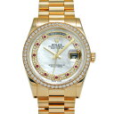 ロレックス ROLEX デイデイト 118348NMR G番(2011年頃製造) ホワイトシェル/ルビー メンズ 腕時計 ロレックス 時計 高級腕時計 ブランド...