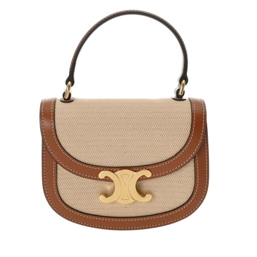 セリーヌ CELINE ミニ ブザス クレア タン 10K502FA3 トリオンフ キャンバス/カーフ レディース ハンドバッグ セリーヌ ハンドバッグ バック ブランド 【ローン36回払い無金利】【中古】 セリーヌ CELINE ミニ ブザス クレア タン 10K502FA3 トリオンフ キャンバス/カーフ レディース ハンドバッグ セリーヌ ハンドバッグ バック ブランド 【ローン36回払い無金利】【中古】