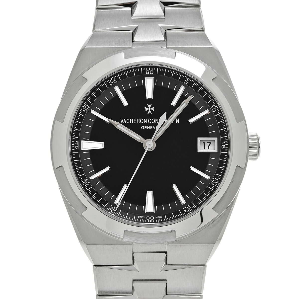 ヴァシュロン コンスタンタン VACHERON CONSTANTIN オーバーシーズ 4500V/110A-B483 ブラック メンズ 腕時計 ヴァシュロン コンスタンタン 時計 高級腕時計 ブランド 【ローン36回払い無金利】【中古】