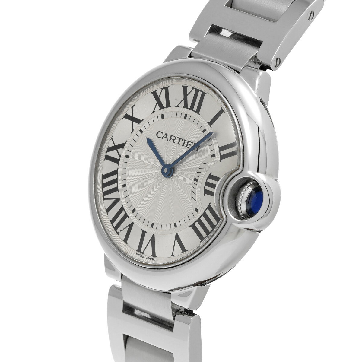 カルティエ CARTIER バロンブルー ドゥ カルティエ 36mm W69011Z4 シルバー ユニセックス 腕時計 カルティエ 時計 高級腕時計 ブランド 【ローン36回払い無金利】【中古】