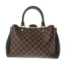 ルイ ヴィトン LOUIS VUITTON ダミエ ブリタニ- ブラウン N41673 ダミエキャンバス レディース ハンドバッグ ヴィトンバッグ バック ブランド 【ローン36回払い無金利】【中古】