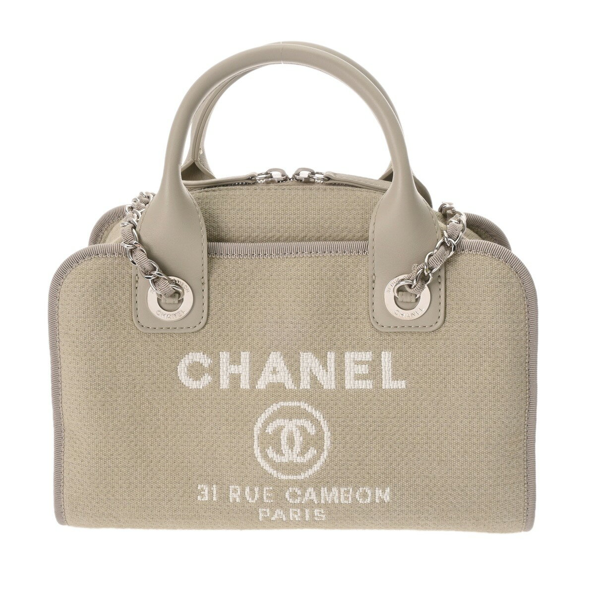 CHANEL ドーヴィル ラウンド チェーンショルダーバッグ 9691 CHANEL ドーヴィル ラウンド チェーンショルダーバッグ 9691