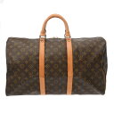 ルイ ヴィトン LOUIS VUITTON モノグラム キーポル 50 ブラウン M41426 モノグラムキャンバス ユニセックス ボストンバッグ ヴィトンバッグ バック ブランド 【ローン36回払い無金利】【中古】