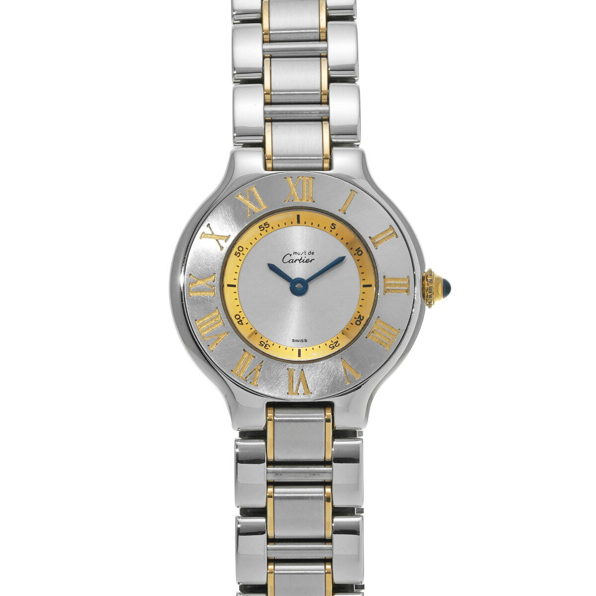 カルティエ CARTIER マスト 21 ヴァンティアン W10073R6 シルバー レディース 腕 ...