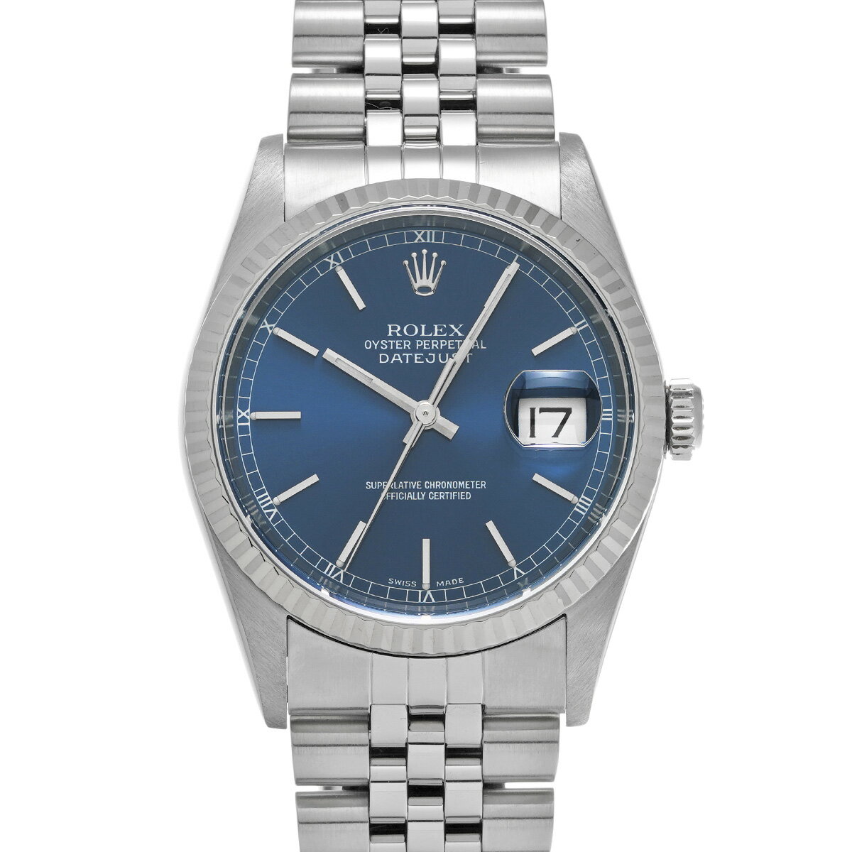ロレックス ROLEX デイトジャスト 16234 A番(1999年頃製造) ブルー メンズ 腕時計 ロレックス 時計 高級腕時計 ブランド 【ローン36回払い無金利】【中古】