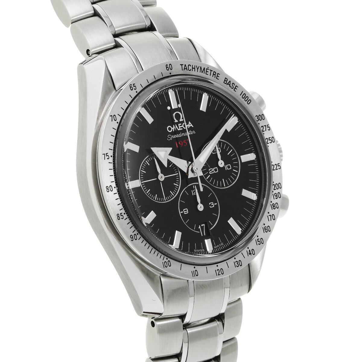 オメガ OMEGA スピードマスター ブロードアロー 1957 コーアクシャル 321.10.42.50.01.001 ブラック メンズ 腕時計 オメガ 時計 高級腕時計 ブランド 【ローン36回払い無金利】【中古】