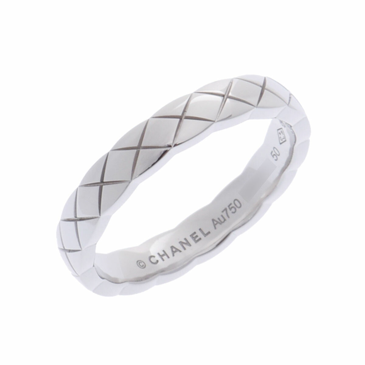 シャネル CHANEL ココクラッシュ リング ミニ #50 J11793 K18ホワイトゴールド WG レディース リング・指輪 シャネル 【ローン36回払い無金利】【中古】のサムネイル