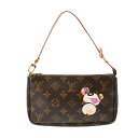 ルイ ヴィトン LOUIS VUITTON モノグラムパンダ LV×村上隆 ポシェットアクセソワール ブラウン M51981 モノグラムキャンバス レディース ...