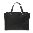 【〜7/11 最大3万円クーポン】シャネル CHANEL 2wayトートバッグ ブラック AP3129 カーフスキン レディース トートバッグ chanel シ...