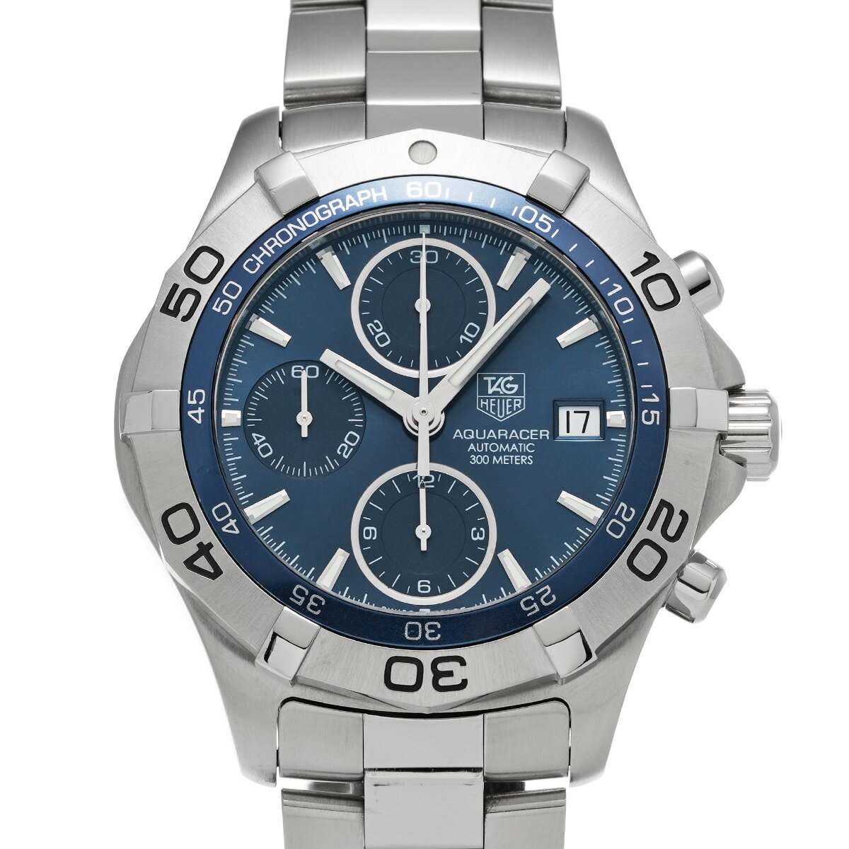 タグ ホイヤー TAG HEUER アクアレーサー クロノグラフ CAF2112.BA0809 ブル ...