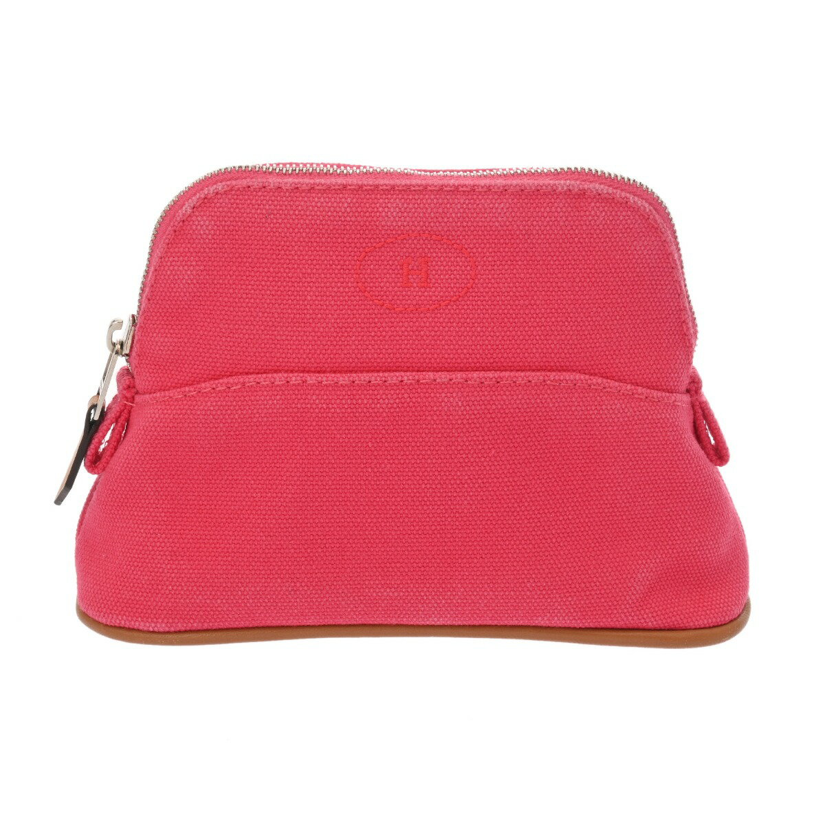【〜7/26 最大3万円クーポン】エルメス HERMES ボリード ポーチ ミニミニ ピンク コットンキャンバス ユニセックス ポーチ エルメス 【ローン36回払い無金利】【中古】