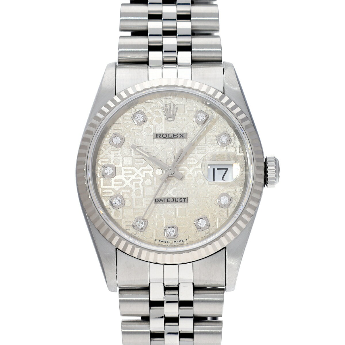 【〜7/11 最大3万円クーポン】ロレックス ROLEX デイトジャスト 16234G S番(1994年頃製造) シルバーコンピュータ/ダイヤモンド メンズ 腕時計 ロレックス 時計 高級腕時計 ブランド 【ローン36回払い無金利】【中古】