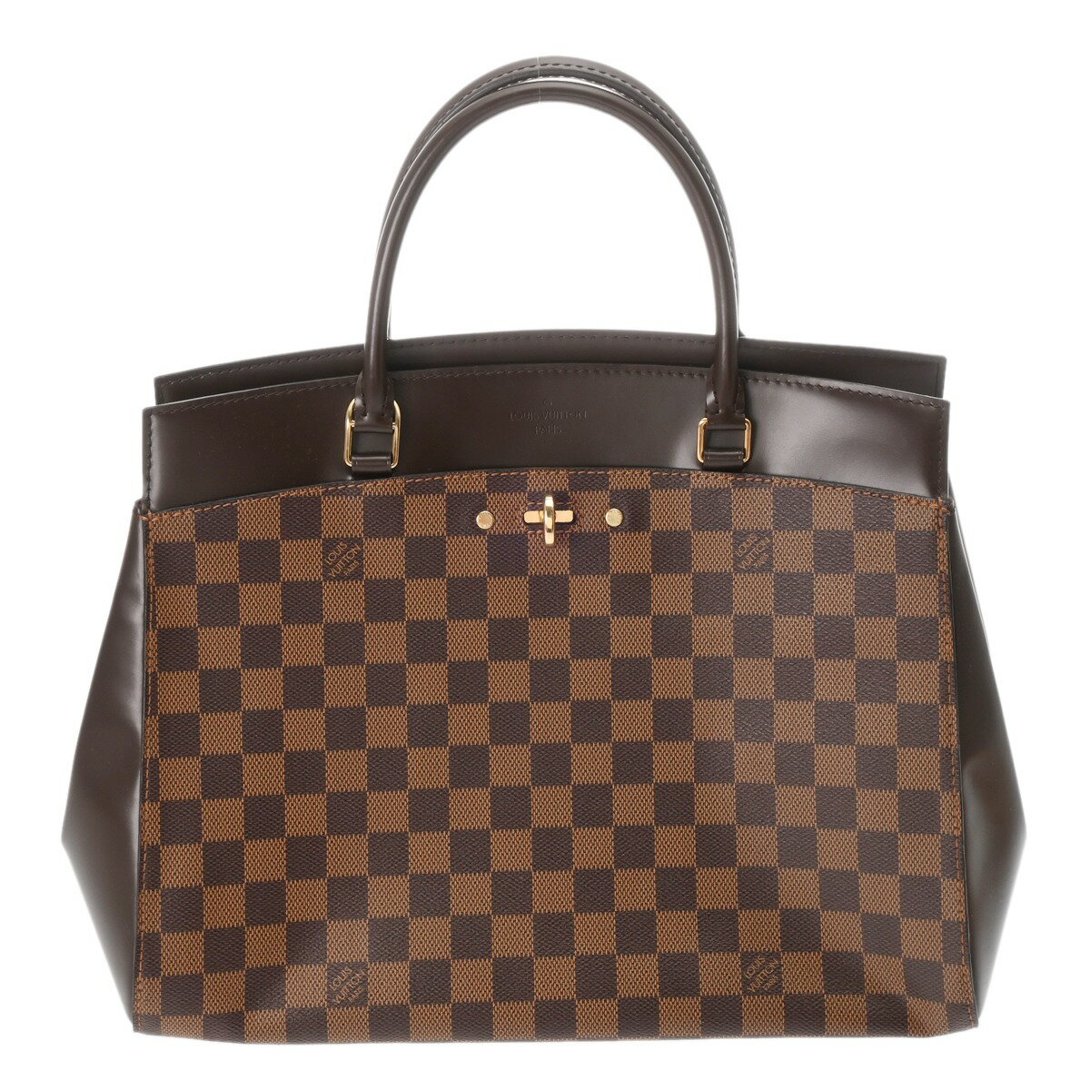 【〜10/9 最大3万円クーポン】ルイ ヴィトン LOUIS VUITTON ダミエ リヴォリ MM 2WAY ブラウン N41150 ダミエキャンバス レディース ハンドバッグ ヴィトンバッグ バック ブランド 【ローン36回払い無金利】【中古】