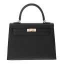 エルメス HERMES ケリー 25 外縫い ブラック ヴォーエプソン レディース ハンドバッグ エルメス バッグ バック ブランド 【ローン36回払い無金利】...