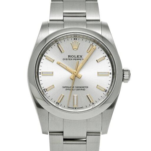 ロレックス ROLEX オイスターパーペチュアル 34 124200 ランダムシリアル シルバー ユニセックス 腕時計 ロレックス 時計 高級腕時計 ブランド 【ローン36回払い無金利】【中古】 ロレックス ROLEX オイスターパーペチュアル 34 124200 ランダムシリアル シルバー ユニセックス 腕時計 ロレックス 時計 高級腕時計 ブランド 【ローン36回払い無金利】【中古】