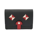 エルメス HERMES シアン キャバン/ルージュピマン/マッシュルーム ヴォースイフト/シェーブル ユニセックス カードケース エルメス 【ローン36回払い無金利】【未使用】