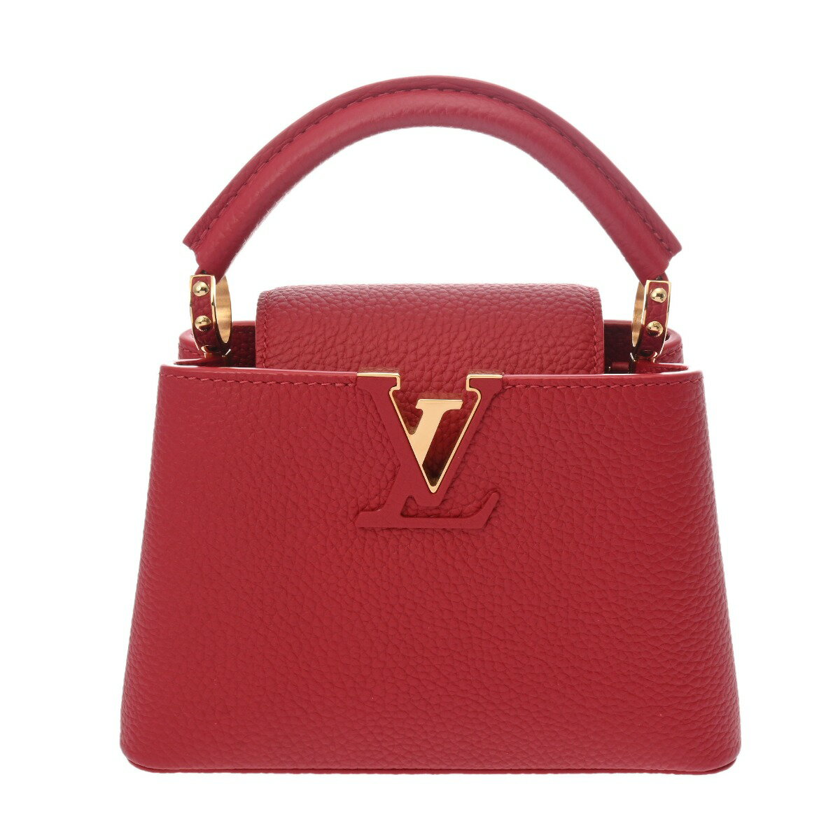 【〜7/26 最大3万円クーポン】ルイ ヴィトン LOUIS VUITTON カプシーヌ MINI スカーレット M56845 トリヨンレザー レディース ハンドバッグ ヴィトンバッグ バック ブランド 【ローン36回払い無金利】【中古】のサムネイル