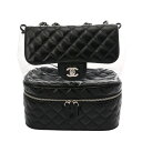 シャネル CHANEL チェーンバックパック ブラック A57826 レザー/PVC レディース リュック・デイパック chanel シャネル バッグ バック ブランド 【ローン36回払い無金利】【中古】