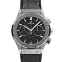 ウブロ HUBLOT クラシックフュージョン チタニウム クロノグラフ 521.NX.1171.LR マットブラック メンズ 腕時計 ウブロ 時計 高級腕時計 ブランド 【ローン36回払い無金利】【中古】