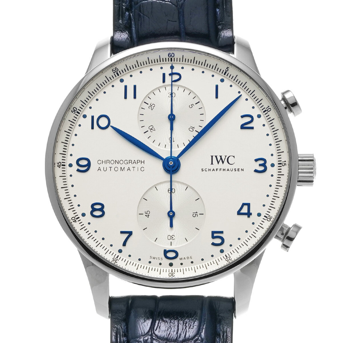 【〜7/11 最大3万円クーポン】IWC ポルトギーゼ クロノグラフ IW371605 シルバー メンズ 腕時計 IWC 時計 高級腕時計 ブランド 【ローン36回払い無金利】【中古】