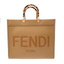 フェンディ FENDI サンシャイン ミディアム ベージュ 8BH386-ABVL-219-3321 カーフレザー レディース トートバッグ フェンディ トートバッグ バック ブランド 【ローン36回払い無金利】【中古】
