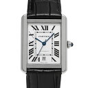 カルティエ CARTIER タンク ソロ XL WSTA0029 シルバー メンズ 腕時計 カルティエ 時計 高級腕時計 ブランド 【ローン36回払い無金利】【中古】