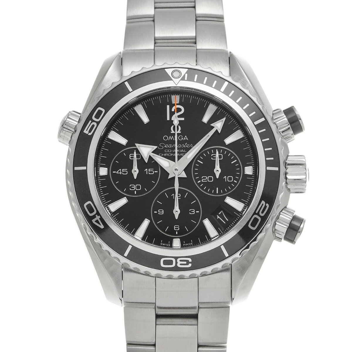 【〜7/11 最大3万円クーポン】オメガ OMEGA シーマスター プラネットオーシャン 600 コーアクシャル クロノグラフ 222.30.38.50.01.001 ブラック ユニセックス 腕時計 オメガ 時計 高級腕時計 ブランド 【ローン36回払い無金利】【中古】