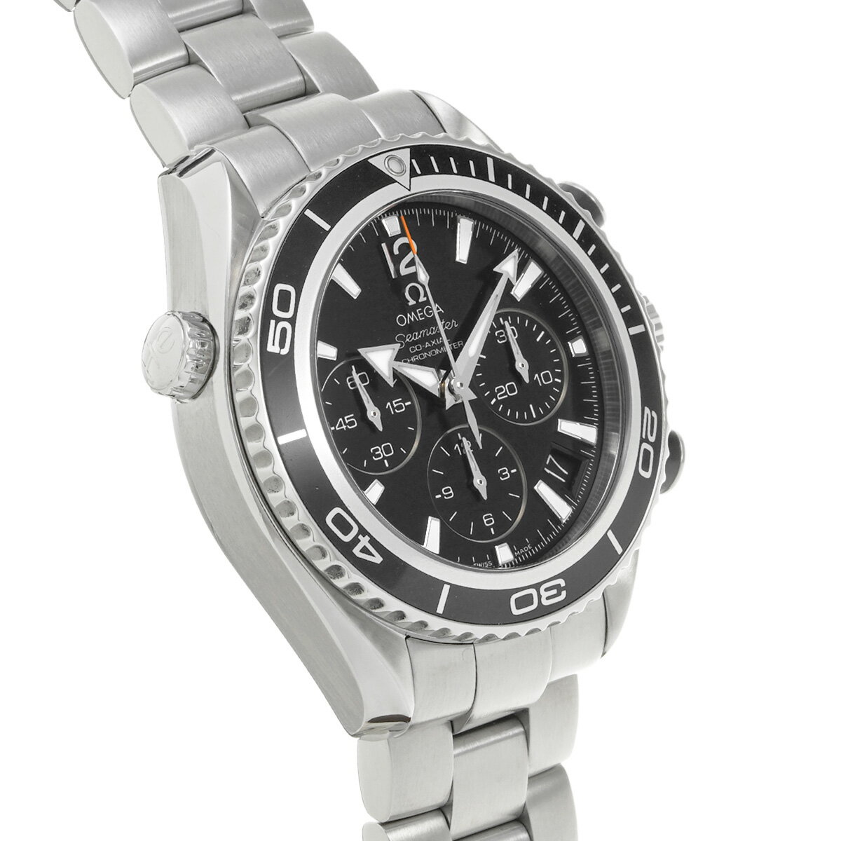 【〜7/11 最大3万円クーポン】オメガ OMEGA シーマスター プラネットオーシャン 600 コーアクシャル クロノグラフ 222.30.38.50.01.001 ブラック ユニセックス 腕時計 オメガ 時計 高級腕時計 ブランド 【ローン36回払い無金利】【中古】