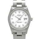 ロレックス ROLEX オイスターパーペチュアル デイト 15200 A番(1999年頃製造) ホワイト メンズ 腕時計 ロレックス 時計 高級腕時計 ブランド 【ローン36回払い無金利】【中古】