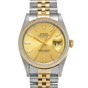 ロレックス ROLEX デイトジャスト 16233 X番(1993年頃製造) シャンパン メンズ 腕時計 ロレックス 時計 高級腕時計 ブランド 【ローン36回払い無金利】【中古】