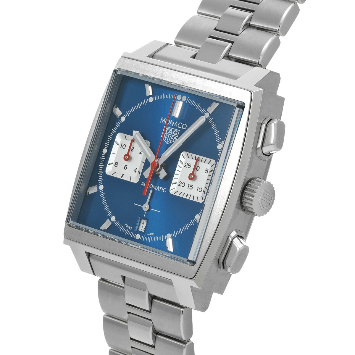 タグ ホイヤー TAG HEUER モナコ キャリバーホイヤー02 クロノグラフ CBL2111.BA0644 ブルー/シルバー メンズ 腕時計 タグ ホイヤー 時計 高級腕時計 ブランド 【ローン36回払い無金利】【中古】