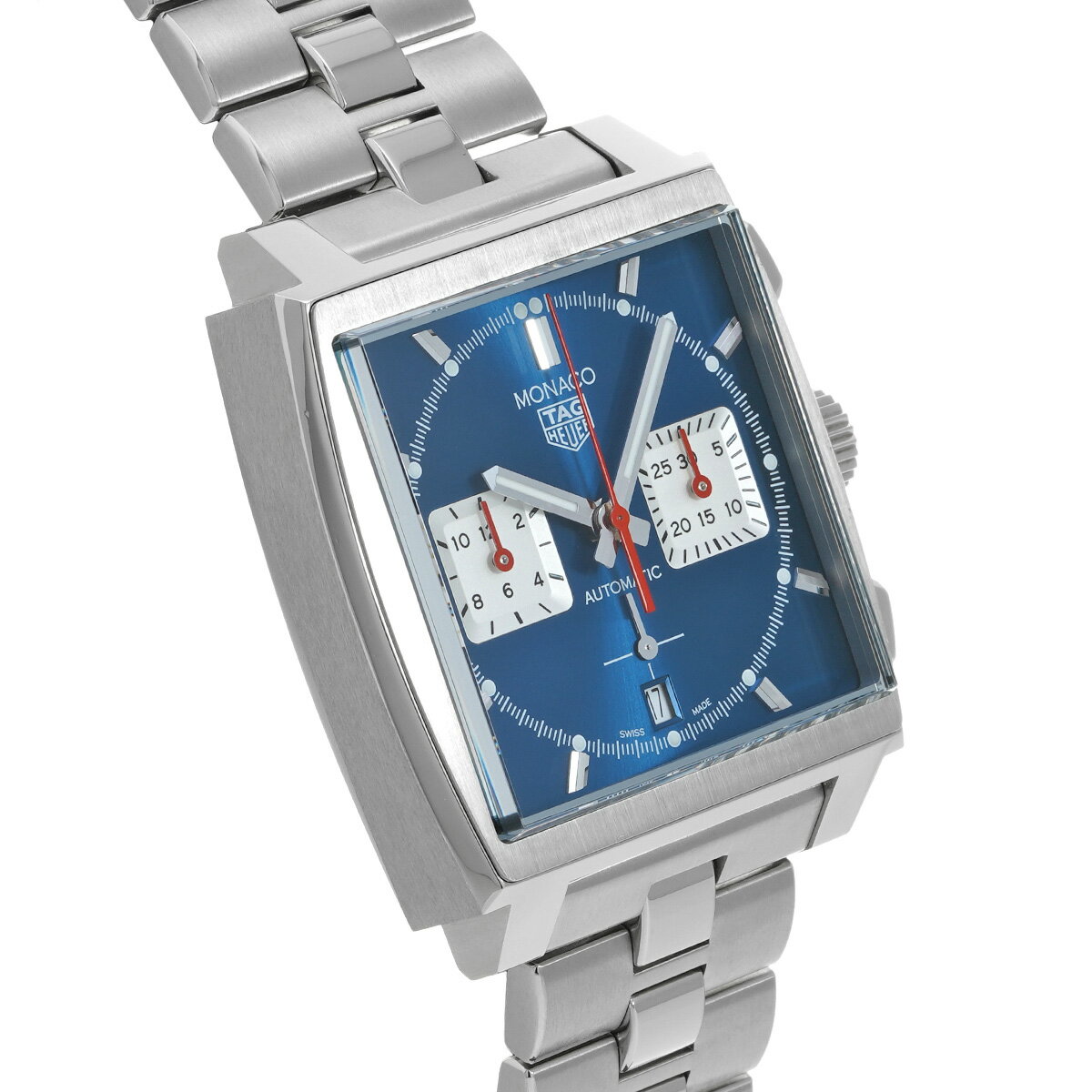 タグ ホイヤー TAG HEUER モナコ キャリバーホイヤー02 クロノグラフ CBL2111.BA0644 ブルー/シルバー メンズ 腕時計 タグ ホイヤー 時計 高級腕時計 ブランド 【ローン36回払い無金利】【中古】