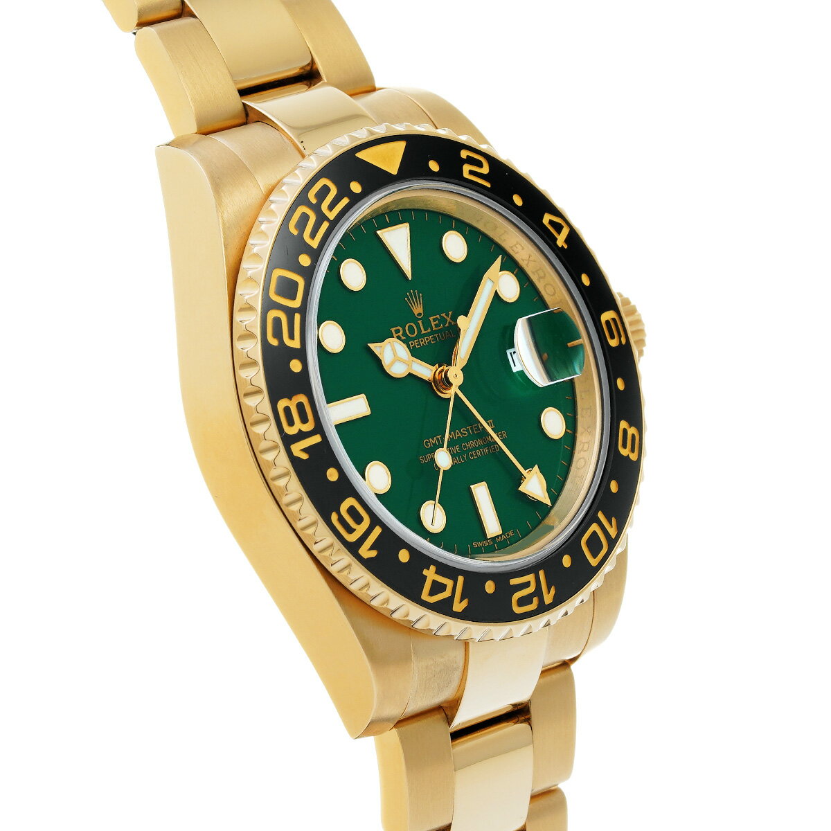 ロレックス ROLEX GMTマスターII 116718LN M番(2007年頃製造) グリーン メンズ 腕時計 ロレックス 時計 高級腕時計 ブランド 【ローン36回払い無金利】【中古】