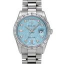 ロレックス ROLEX デイデイト 118366 K番(2001年頃製造) アイスブルーコンピュータ メンズ 腕時計 ロレックス 時計 高級腕時計 ブランド 【...