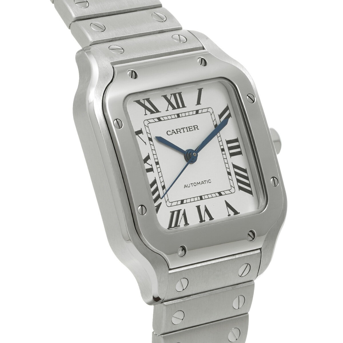 カルティエ CARTIER サントス ドゥ カルティエ MM WSSA0010 シルバー ユニセックス 腕時計 カルティエ 時計 高級腕時計 ブランド 【ローン36回払い無金利】【中古】