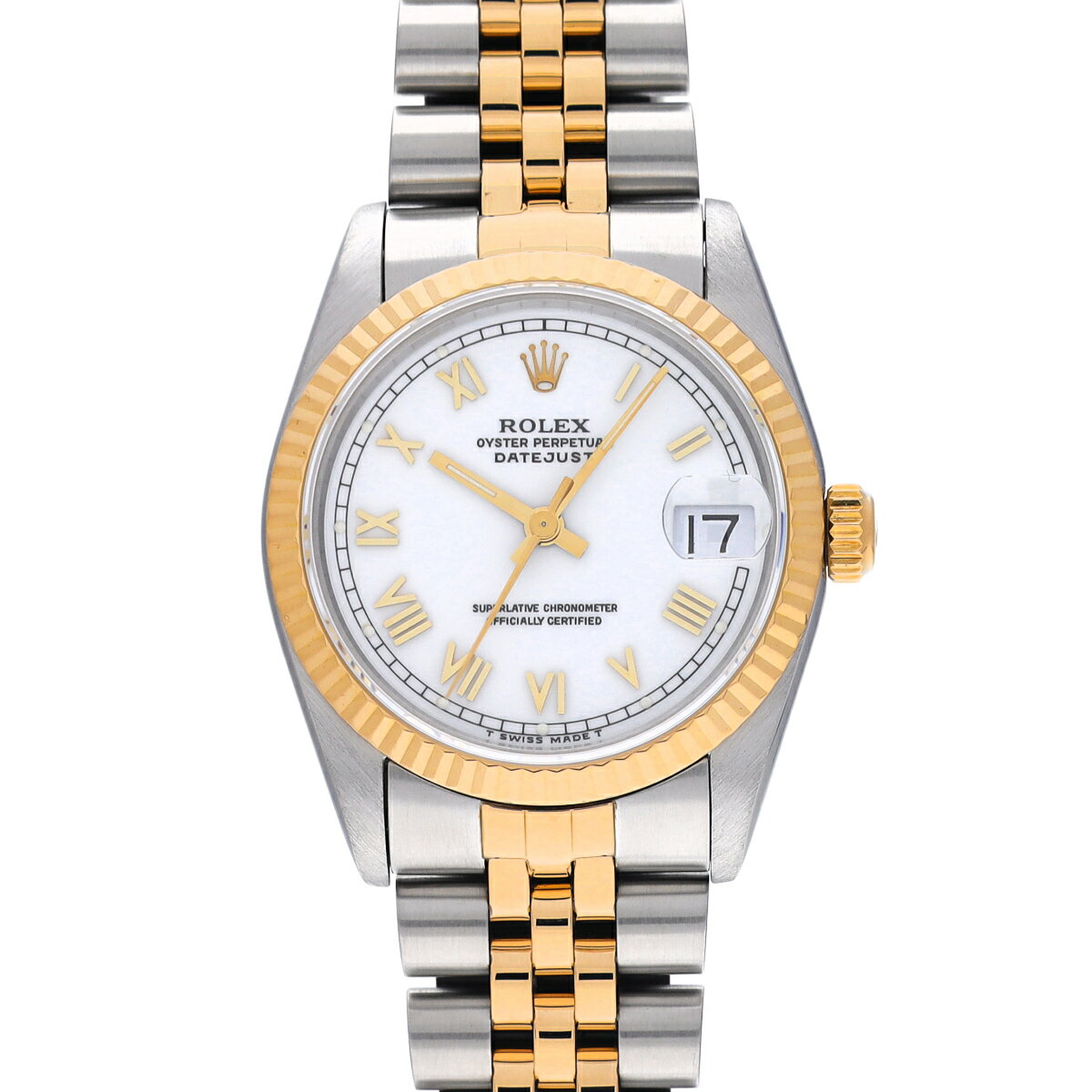 【〜7/11 最大3万円クーポン】ロレックス ROLEX デイトジャスト 68273 W番(1995年頃製造) ホワイト ユニセックス 腕時計 ロレックス 時計 高級腕時計 ブランド 【ローン36回払い無金利】【中古】
