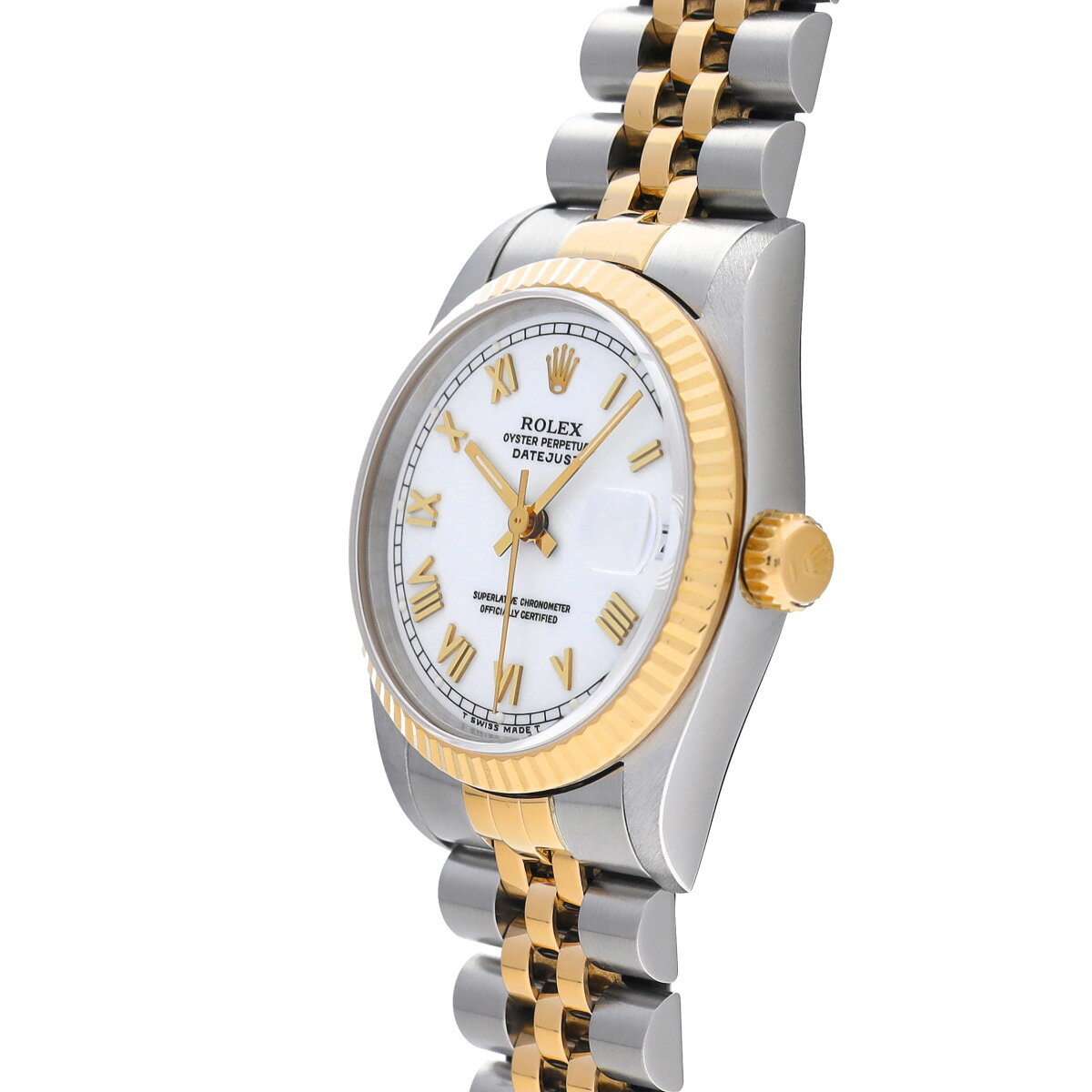 【〜7/11 最大3万円クーポン】ロレックス ROLEX デイトジャスト 68273 W番(1995年頃製造) ホワイト ユニセックス 腕時計 ロレックス 時計 高級腕時計 ブランド 【ローン36回払い無金利】【中古】