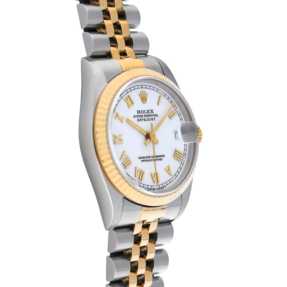 【〜7/11 最大3万円クーポン】ロレックス ROLEX デイトジャスト 68273 W番(1995年頃製造) ホワイト ユニセックス 腕時計 ロレックス 時計 高級腕時計 ブランド 【ローン36回払い無金利】【中古】