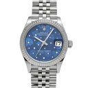 ロレックス ROLEX デイトジャスト 31 278274 ランダムシリアル アズーロブルー フローラルモチーフ/ダイヤモンド ユニセックス 腕時計 ロレックス...
