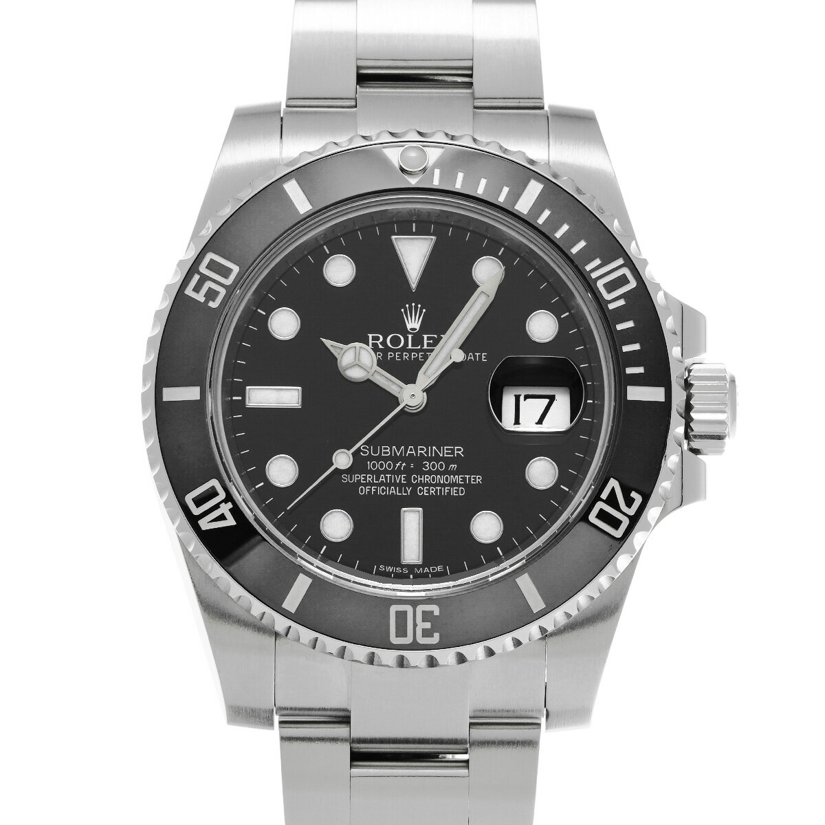 ロレックス ROLEX サブマリーナ デイト 116610LN ランダムシリアル ブラック メンズ 腕時計 ロレックス 時計 高級腕時計 ブランド 【ローン36回払い無金利】【中古】