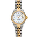 ロレックス ROLEX デイトジャスト 79173NG K番(2002年頃製造) ホワイトシェル/ダイヤモンド レディース 腕時計 ロレックス 時計 高級腕時計 ブランド 【ローン36回払い無金利】【中古】