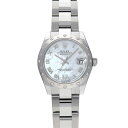 ロレックス ROLEX デイトジャスト 178344NR ランダムシリアル ホワイトシェル/ダイヤモンド ユニセックス 腕時計 ロレックス 時計 高級腕時計 ブ...