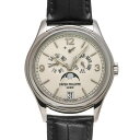 パテック フィリップ PATEK PHILIPPE コンプリケーション アニュアルカレンダー 5146G-001 アイボリー メンズ 腕時計 パテック フィリップ 時計 高級腕時計 ブランド 【ローン36回払い無金利】【中古】